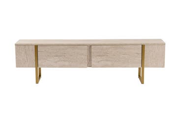 Evila TV-meubel - Goudkleurig/Beige - Nieuw/Ongebruikt -, Verzenden, 150 tot 200 cm, Nieuw, Scandinavisch