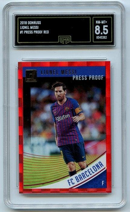 Panini - 2018 - Donruss - Press Proof Red GMA 8.5 & - FC, Verzamelen, Stickers