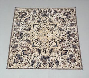 Foulard javanais en batik - Semen Iket - Kain Kapala -