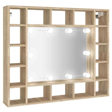 Spiegelkast LED 91cm | Retour Deal | 34% korting!, Huis en Inrichting, Spiegelkast, Verzenden, 50 tot 100 cm, Zo goed als nieuw