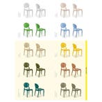 Stoel | ROTUS | Kunststof | Div. Kleuren | Stapelbaar |, Verzenden, Nieuw in verpakking