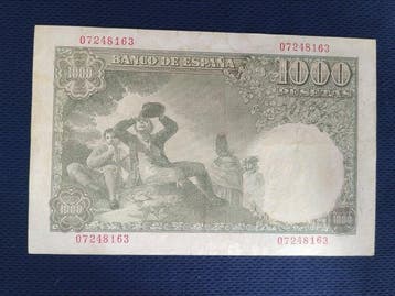 Spanje. – 1000 Pesetas 1949 - Pick 138 - Sin Serie (Zonder