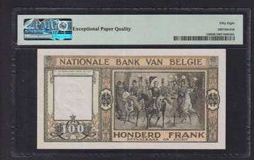 Belgique. - 100 Francs 1948 - Pick 126 (Sans prix de, Timbres & Monnaies, Billets de banque | Europe | Billets non-euro