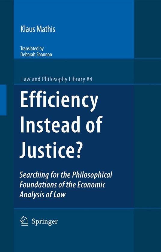 Efficiency Instead Of Justice? 9781402097973 Klaus Mathis, Livres, Langue | Anglais, Envoi