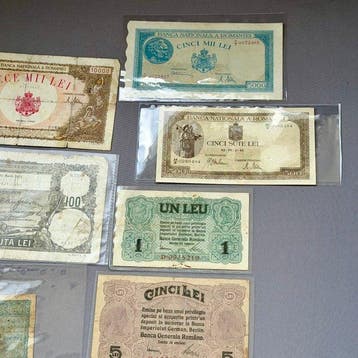Roemenië. - 9 Banknotes - Various Dates (Zonder