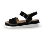 Ayana Sandalen in maat 39 Zwart, Kleding | Dames, Verzenden, Zwart, Sandalen of Muiltjes, Gedragen