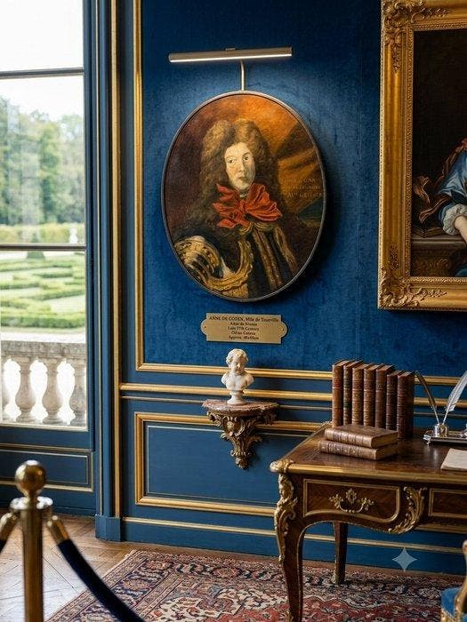 Franse school (XVIII) - Ritratto del Maresciallo di Francia, Antiek en Kunst, Kunst | Schilderijen | Klassiek
