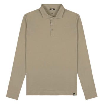 2dekans | 7Square Skyr Polo Long Sleeve - Beach Sand - Maat, Vêtements | Hommes, Polos, Ophalen of Verzenden