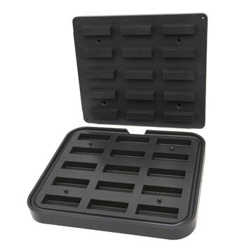 Tartelette Vorm Rechthoek | Binnenmaat 85x26 mm |, Verzenden