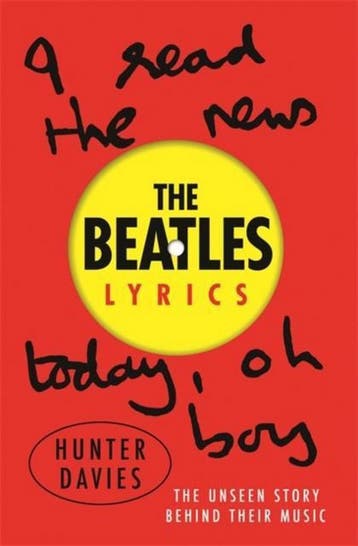 The Beatles Lyrics 9781474606875 Hunter Davies, Verzenden, Zo goed als nieuw, Hunter Davies