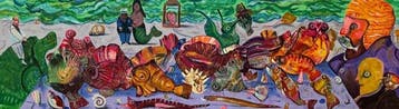 Antonio Possenti (1933-2016) - Banchetto in fondo al mare -, Antiek en Kunst