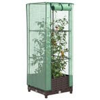 vidaXL Plantenbak verhoogd met kashoes 40x40x123 cm, Verzenden