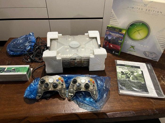 Microsoft, Xbox - Xbox original - Crystal Pack -, Games en Spelcomputers, Spelcomputers | Overige Accessoires