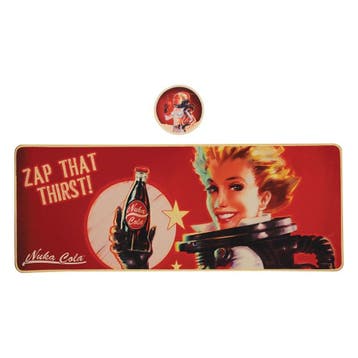 Fallout Nuka-Cola XL Muismat & Onderzetter, Ophalen of Verzenden