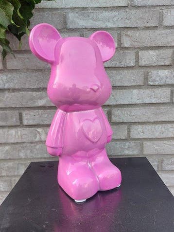 Beeld, design teddy bear - 27 cm - polyresin, Antiek en Kunst