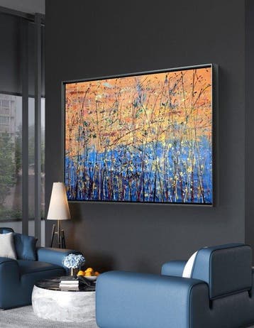 Irena Lenartowicz - Composition with Gold - XXL, Antiek en Kunst