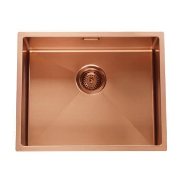 Spoelbak-  RVS - Koper - 50 x 40 cm - CENDO SPB50-6ROSE, Verzenden, Nieuw