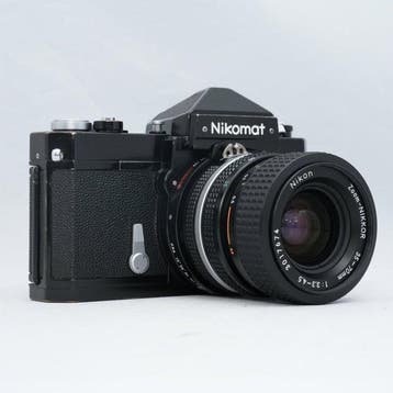 Nikon Nikomat FTN black + Zoom Nikkor 3.3-4.5/35-70mm |, TV, Hi-fi & Vidéo