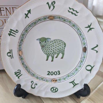 Herend - Soucoupe - 2003 Année de la Chèvre – Assiette