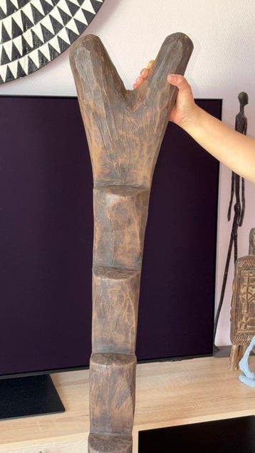 Echelle Dogon - 155 cm - sculptuur - Mali