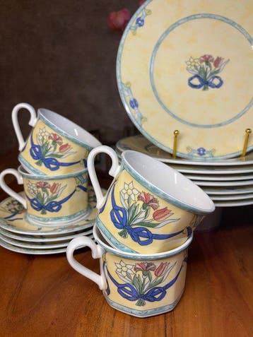 Villeroy & Boch - Service à thé et café (24) - Porcelaine -