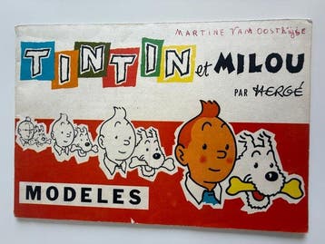 Brochure - Tintin et Milou par Hergé - Model Sheets - 1968