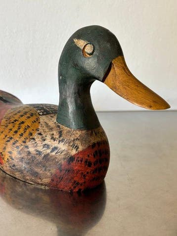 Lokeend - French Folk Art Duck Decoy 33 cm – Large
