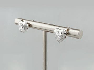 Oorbellen - 14 karaat Witgoud - 2.06ct. tw. Diamant, Nieuw