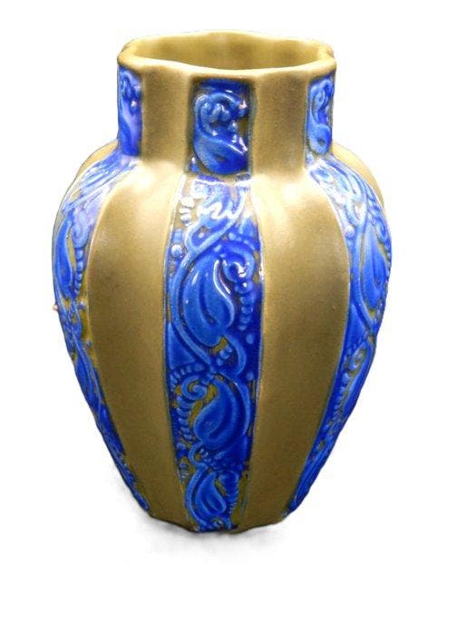 Kleine Art Nouveau Vaas - Julius Dressler - Julius Dressler, Antiek en Kunst, Antiek | Glaswerk en Kristal