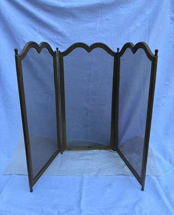 Openhaard accessoire - Messing, IJzer - haardscherm