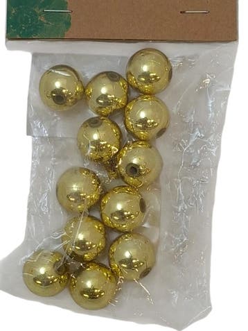 Parel, rijgparels 20 mm 50 gr 85-0088-501 Goud, Nieuw