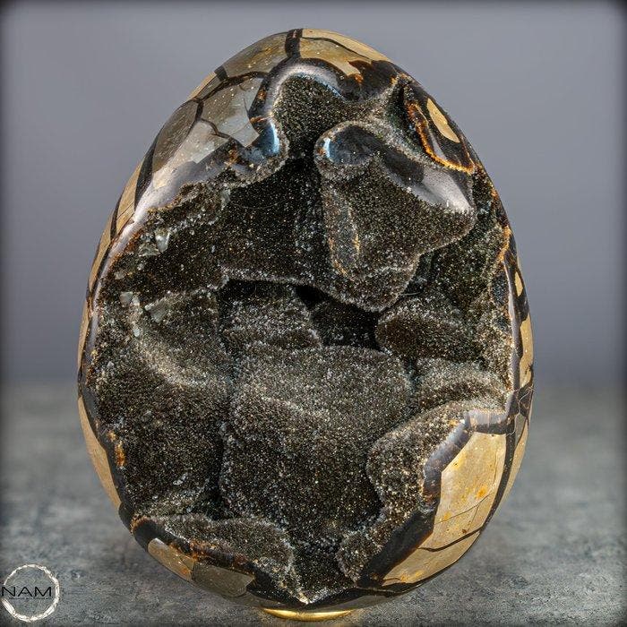 Natuurlijke septarische drusen in ei-vorm – Krachtige, Verzamelen, Mineralen en Fossielen