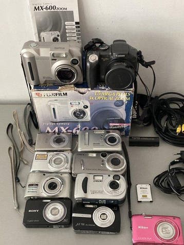 Nikon, Canon, Sony, Kodak, Olympus, Ricoh, Samsung Lot of, TV, Hi-fi & Vidéo, Appareils photo numériques