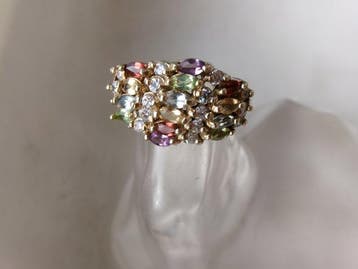 Argent - Bague - Style Art déco