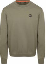 Napapijri Badge Sweater Olijfgroen maat Maat 52/54 (L) Heren, Vêtements | Hommes, Verzenden