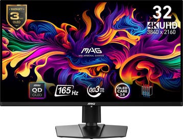 MSI MAG321UP QD-OLED 4K Gaming Monitor — zo goed als nieuw, Verzenden
