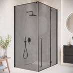 Douchecabine Vancouver 90 x 120 x 190 cm Zwart Rookglas, Verzenden, Nieuw
