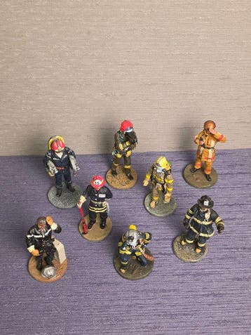 Del Prado - Militaire miniatuur beeldjes - Firefighters (8), Nieuw