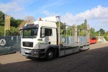 Veiling: Platte laadbak (vrachtwagen) MAN TGM 12.250 Diesel