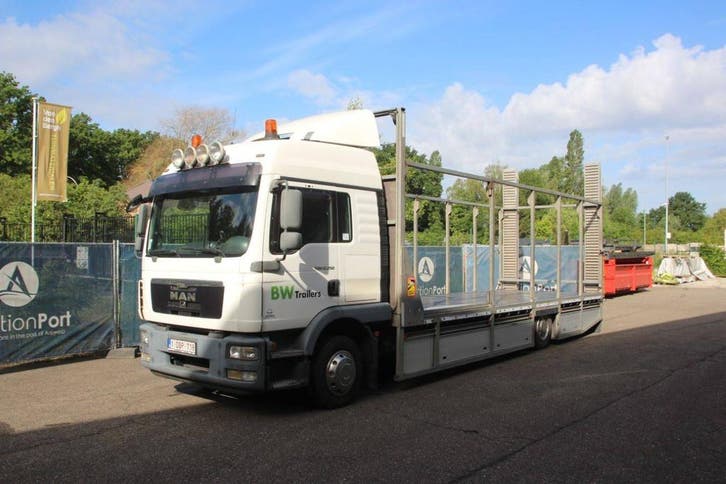 Veiling: Platte laadbak (vrachtwagen) MAN TGM 12.250 Diesel, Autos, Camions, Enlèvement