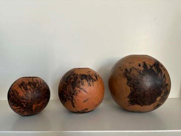 Anne Canneel - Kaarsenhouder (3) - Keramiek - Organische, Antiek en Kunst