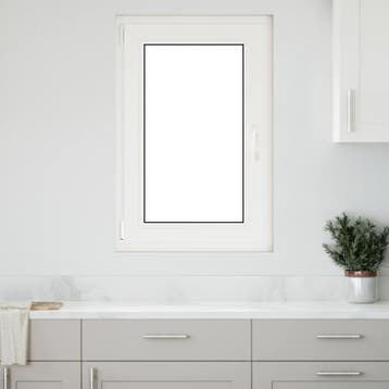 vidaXL Kelderraam RISOR 60 x 100 cm PVC en Glas Wit, Verzenden