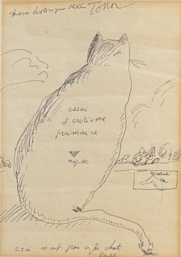 Roland Topor (1938-1997) - Ceci n’est pas un Chat faible -