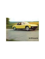 1974 VW-PORSCHE 914 BROCHURE DUITS, Ophalen of Verzenden