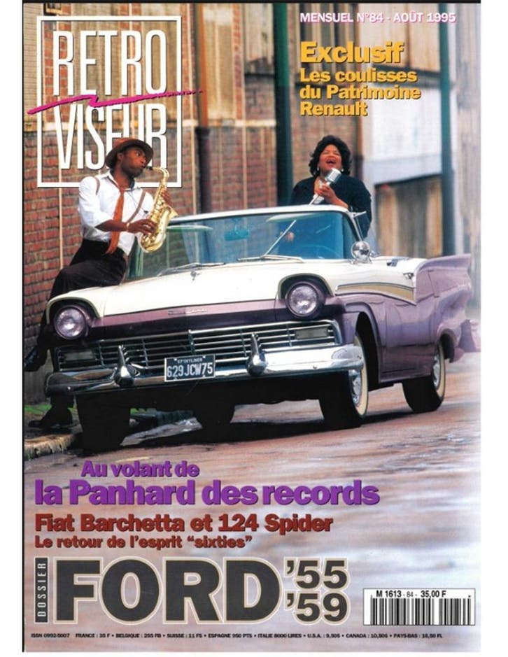 1995 RETROVISEUR MAGAZINE 84 FRANS, Boeken, Auto's | Folders en Tijdschriften, Ophalen of Verzenden
