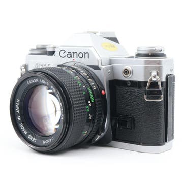 Canon AT-1 zilver + FD 50mm f/1.4 | Tweedehands, TV, Hi-fi & Vidéo, Verzenden