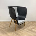 Design De Vorm Pod akoestische fauteuil, grijs - licht grijs, Huis en Inrichting, Gebruikt, Grijs, Eén