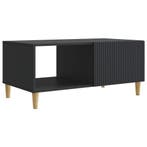vidaXL Salontafel Zwart 90 x 50 x 40 cm Bewerkt hout, Verzenden, Nieuw