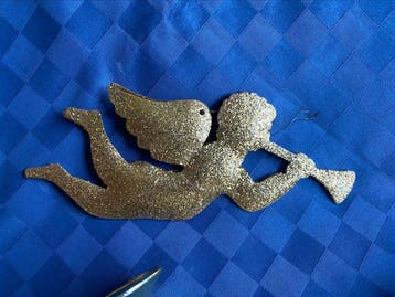 goldfarbene Weihnachtsdekoration, Weihnachtsbaumschmuck,, Diversen, Nieuw
