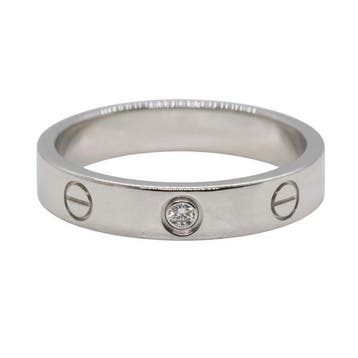 Cartier - Ring - Love small model - 18 karaat Witgoud - 1